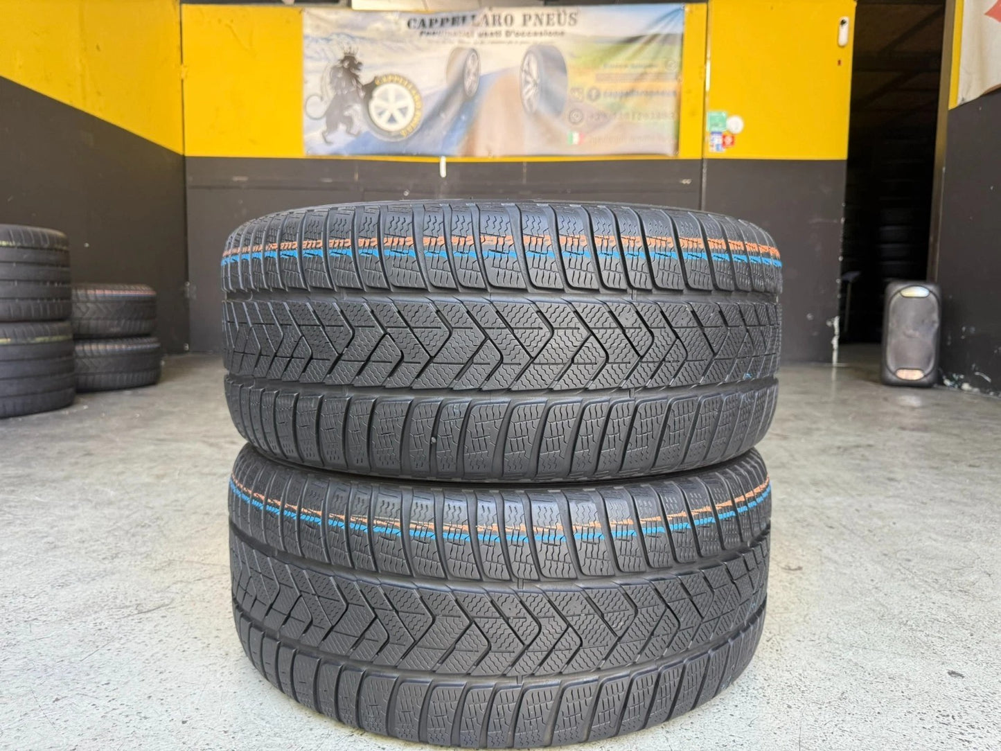Usato: 2 Gomme 225/45R18 91H Pirelli Invernale Runflat 85% residui